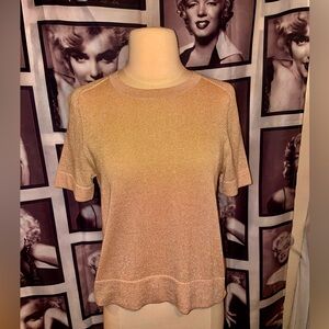 Akris Punto Elegant Gold Women's Top size 4